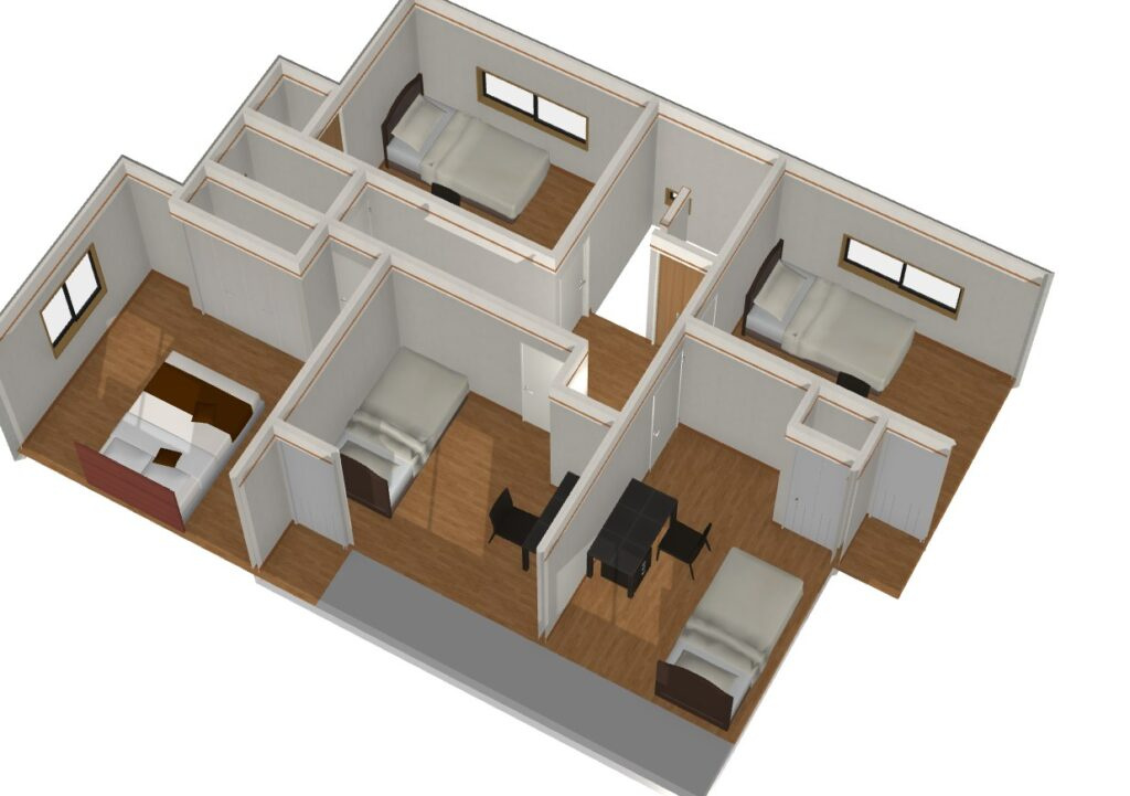 練馬区南大泉5丁目　土地42帖超　省エネ大型住宅　限定1棟の完成予想図