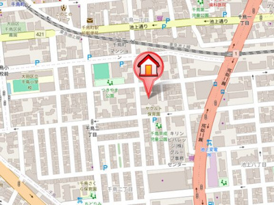 【地図】 | レジディア千鳥町