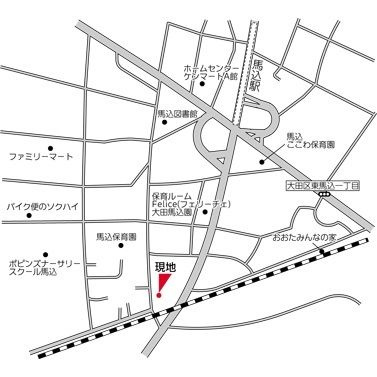 【地図】 | グランカーサ馬込Ⅰ