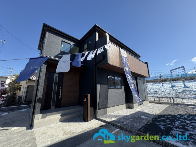 藤沢市長後全1棟　新築一戸建ての外観|外観は落ち着いています