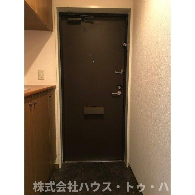 コスモ柏２の玄関