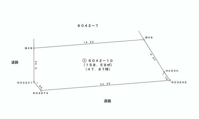 高知市瀬戸東町一丁目　売地（建築条件付き）の土地図|南西の角地！48坪弱と広さも◎