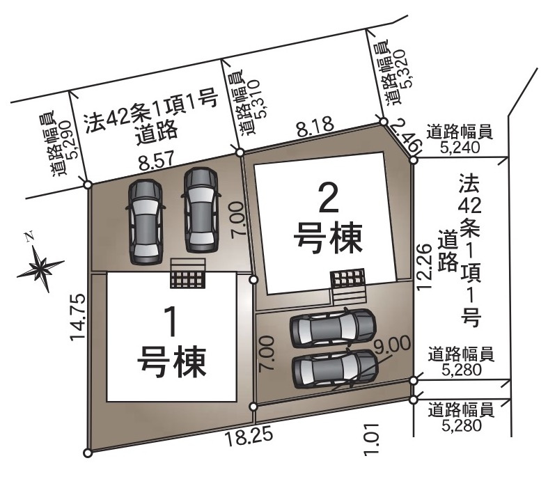 長野市若槻団地第１５の区画図|お問合せは＜Tel 026-477-7419＞まで♪