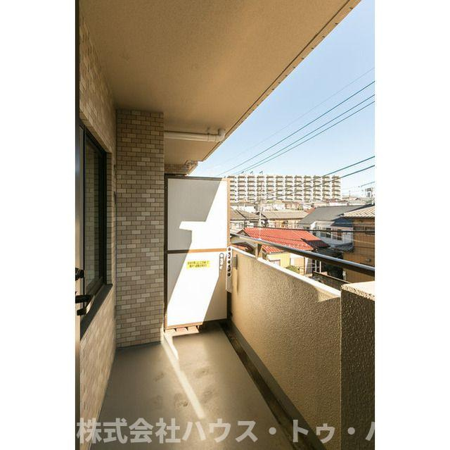 コスモ柏２のバルコニー