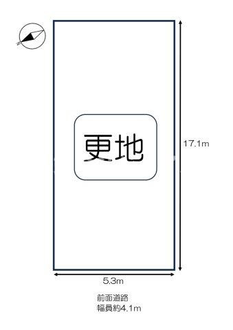 土地　唐櫃台2の区画図