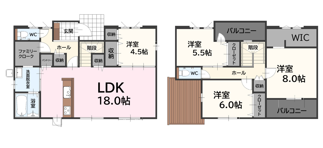 糟屋郡新宮町大字湊4期2号棟の間取り