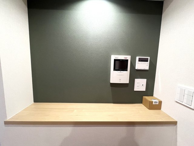 リーベスト小笹の防犯設備|テレビモニター付きインターホンなので安心ですね♪