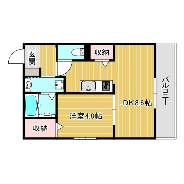 Le Corindonの間取り