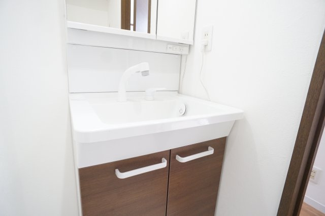 ハイツMの洗面所