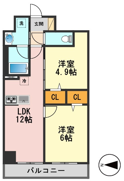Daiwa Grace Maison 亀有の間取り