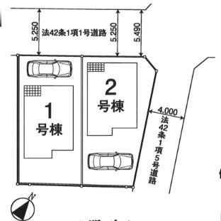 【区画図】 | ご家族様のプライベート空間が確保できる素敵な間取りです。また敷地ゆったりですので、おうち時間を楽しむのにもぴったりですね♪
