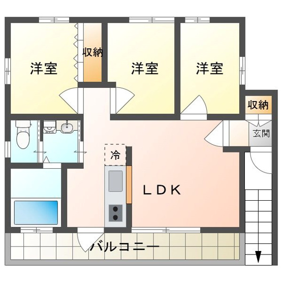 【間取り】 | ルピナス津島