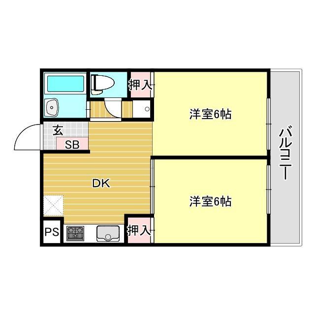 ハイコート甲子園の間取り