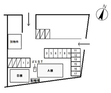 【駐車場】 | ベール花尻A棟
