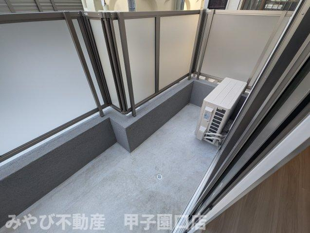 D-residence上甲子園のバルコニー