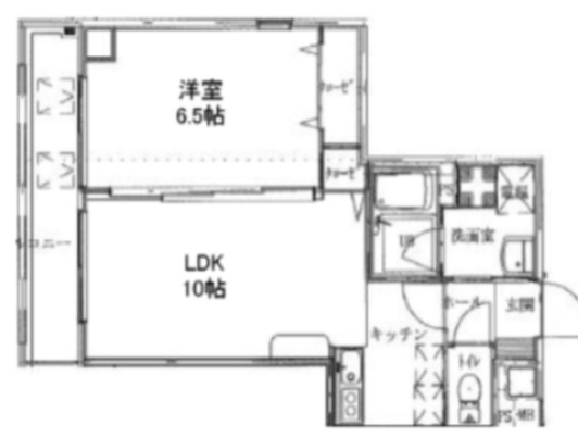 【間取り】 | ルミエール難波