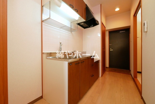 パルク・グランデージのキッチン|コンパクトなキッチンで掃除もラクラク