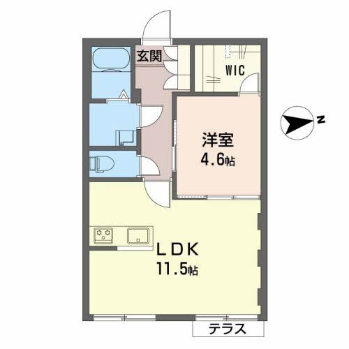 クレール鳳の間取り