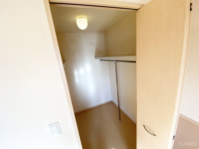 コートクレアールの収納|ウォークインクローゼット！