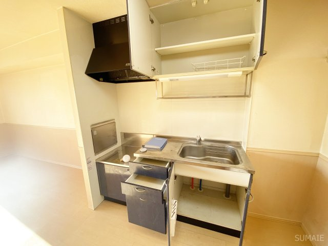 コートクレアールのキッチン|収納力のあるキッチンです！