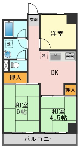 ダイアパレス金町の間取り