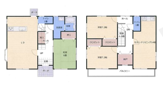 【間取り】 | 行田市長野5丁目　中古戸建