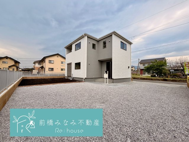 【新築】高崎市箕郷町生原第7　１号棟(全４棟)　リーブルガーデン　新築建売分譲の外観|落ち着いた雰囲気の外観です