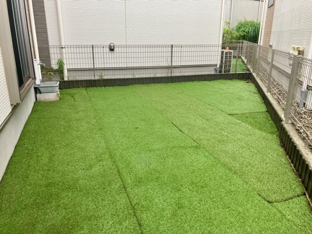 岸根町戸建の庭