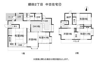 【間取り】 | 岡谷市郷田２丁目 中古住宅⑫ | 間取図