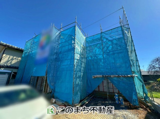 【外観】 | ハートフルタウン宇都宮市富士見が丘3丁目132番　A号棟 | 建築中現地写真（同社施工の完成物件・モデルハウスがご見学できます）