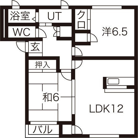 プラセール B棟の間取り