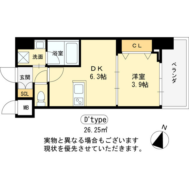ヴィーナス今里の間取り