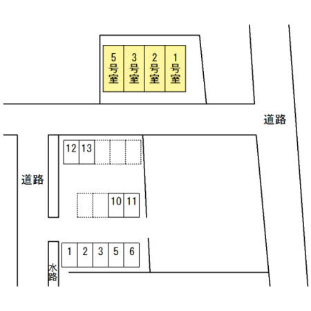 メゾネットメゾンの区画図