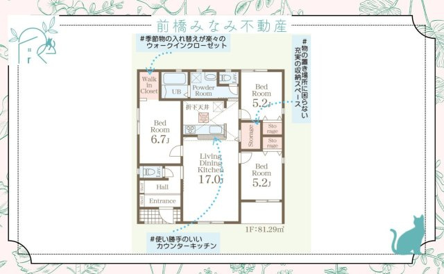 高崎市箕郷町生原第7　４号棟(全４棟)　リーブルガーデン　新築建売分譲のその他