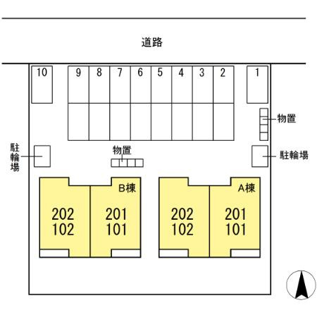 パブロハニー　Ａの区画図