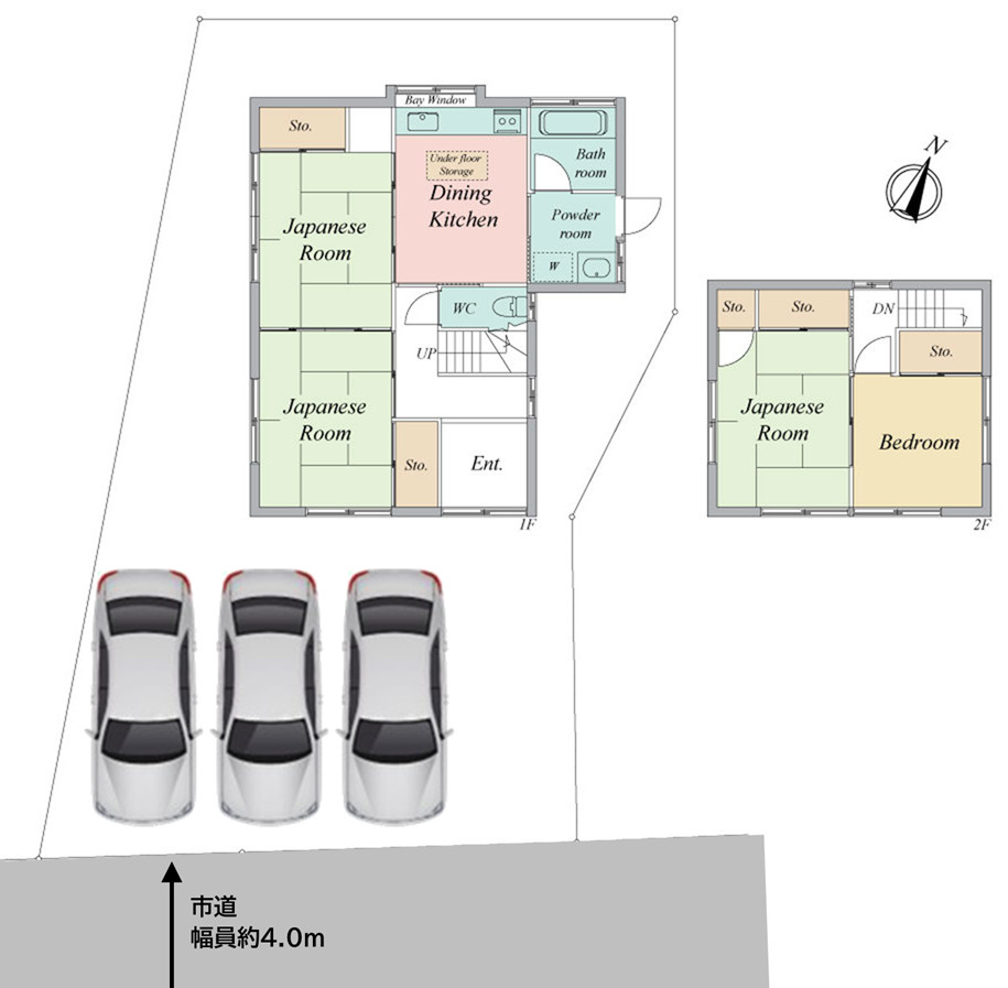 天神町　中古戸建　～　100坪超えの敷地で富士山を遠望　～の画像