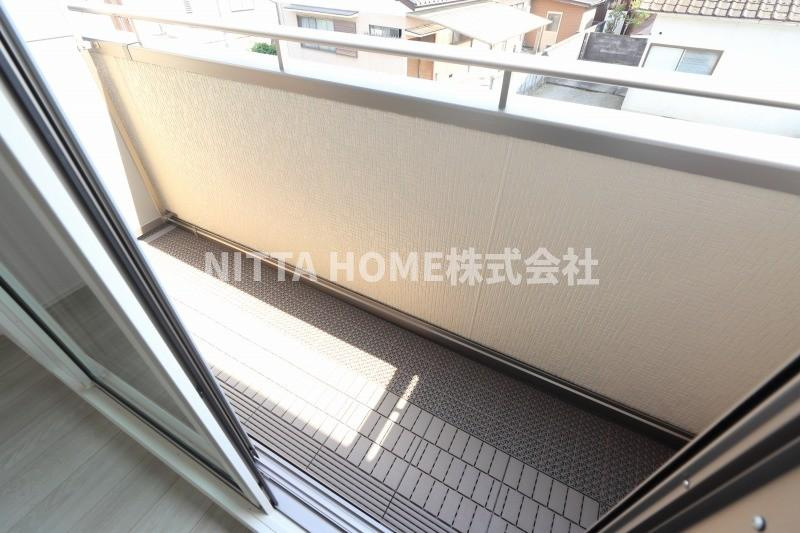Ｃasa　Ｕnoのバルコニー|南向きで日当たり良好なバルコニー★