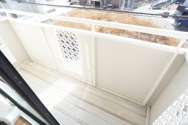 ハイツMのバルコニー