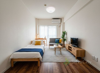 【洋室】 | キクエイパレス自由ヶ丘 | 洋室　7帖　当日のご見学、可能です！お気軽にお問い合わせください！※0120-133-468　「これは生成AIによる画像です」