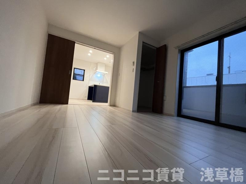 メルディア西新井本町のバルコニー