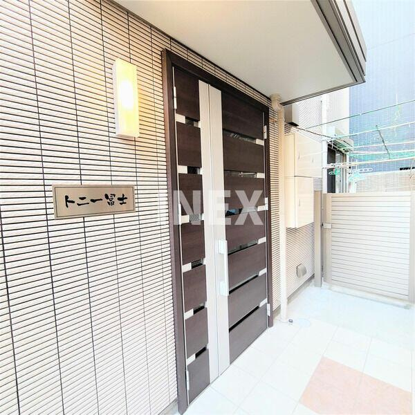 川崎市幸区幸町１丁目の賃貸マンションのエントランス