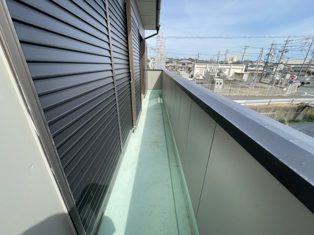 見付事務所のバルコニー
