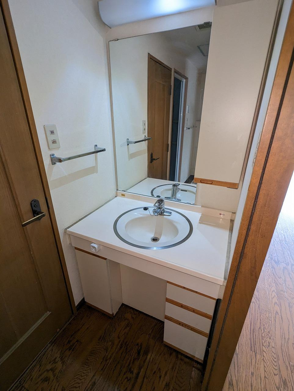 リリオ弐番館の洗面所