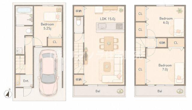 緑が丘1丁目　中古一戸建ての間取り|間取り図はいかがですか？ご希望を叶える間取りですか？リビングの広さは？水回りの位置は？カウンターキッチン？など色々な情報が集約されています。弊社では資金計画・住宅ローンなどのご相談も承っております。