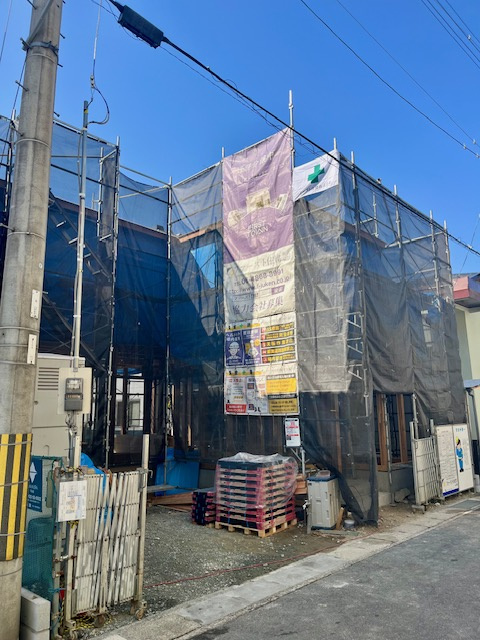 大津市際川4丁目新築戸建の外観