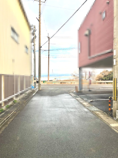 大津市際川4丁目新築戸建の前面道路含む現地写真