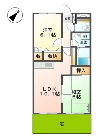 プロニティ　オオフク弐番館の間取り