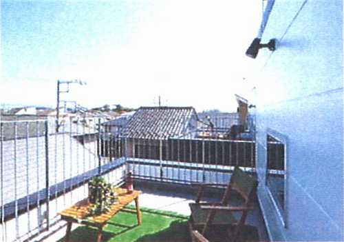 平塚市花水台　新築一戸建てのバルコニー