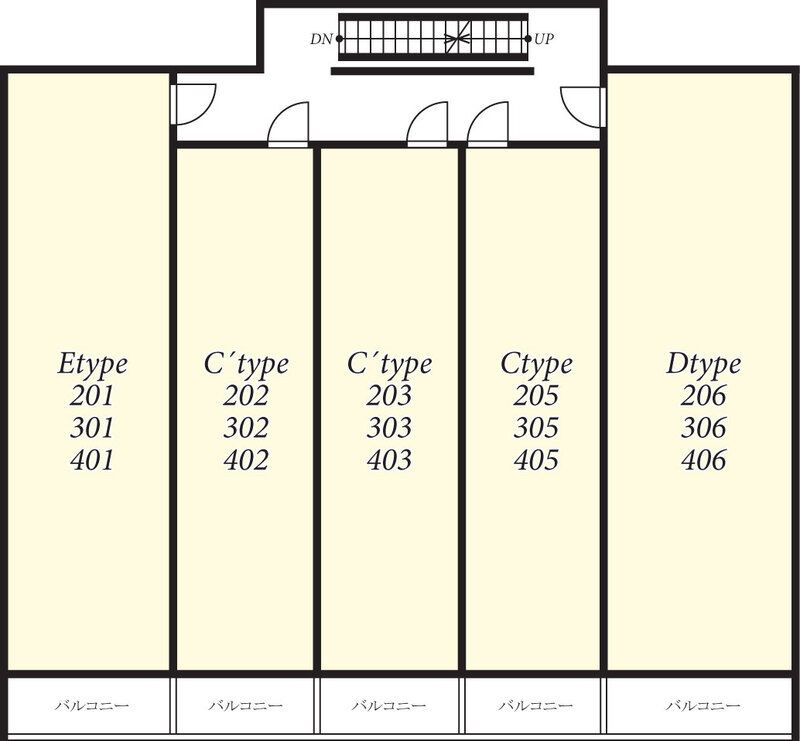ヴィラ新小岩の区画図