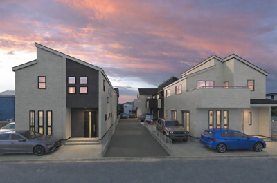 【外観パース】 | 藤沢市菖蒲沢第3 新築戸建 全6棟